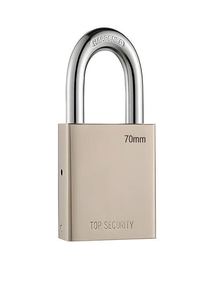 Oblivion Lock for Home 70mm - Multipurpose Solid 3 Keys Padlock - Hardened Shackle and Waterproof Heavy Duty Security Lock for Main Door, Gate, Dormitory, Shops, Offices and Shutters (Pack of 1) - Image 1